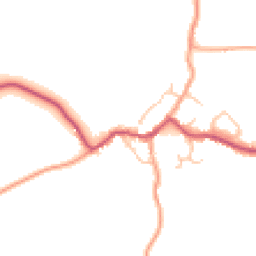 Daytime road noise heatmap for DY9 0DU