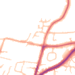 Daytime road noise heatmap for DY9 0PE