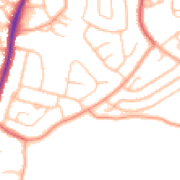 Daytime road noise heatmap for DY9 0TE