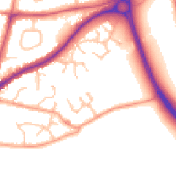 Daytime road noise heatmap for DY9 0YA