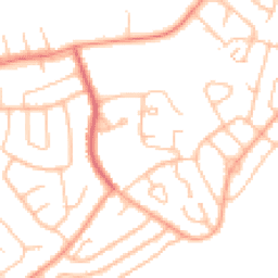Daytime road noise heatmap for DY9 9ER