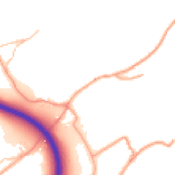 Daytime road noise heatmap for DY9 9PH