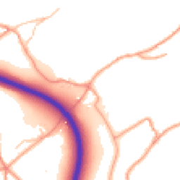 Daytime road noise heatmap for DY9 9PN