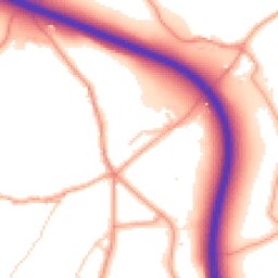 Daytime road noise heatmap for DY9 9QN