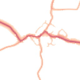 Daytime road noise heatmap for DY9 9TE