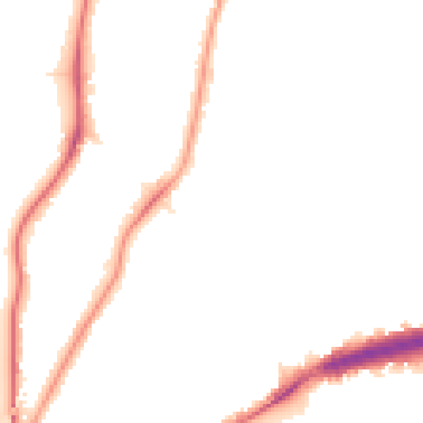 Night-time road noise heatmap for E11 2AN