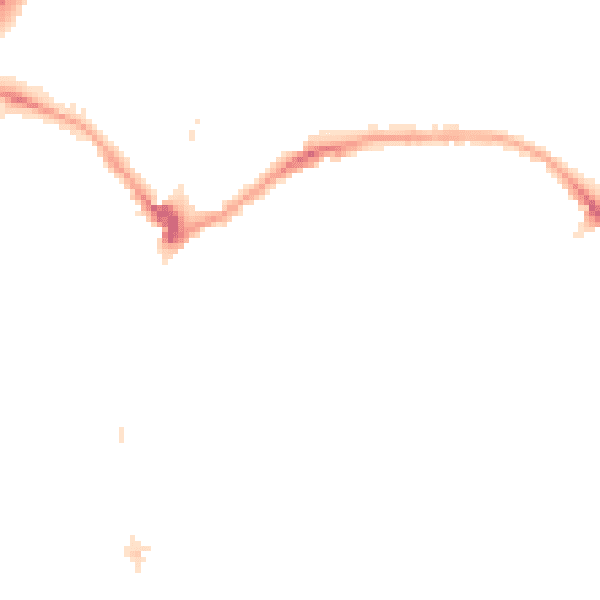 Night-time road noise heatmap for E11 3LL