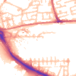 Daytime road noise heatmap for E16 1AE
