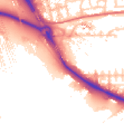 Daytime road noise heatmap for E16 1AH
