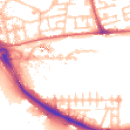 Daytime road noise heatmap for E16 1AR