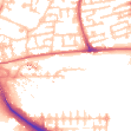 Daytime road noise heatmap for E16 1AZ