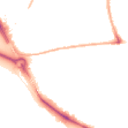 Night-time road noise heatmap for E16 1BL