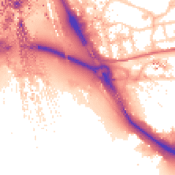 Daytime road noise heatmap for E16 1DF