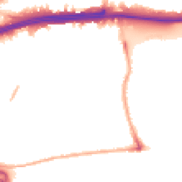 Night-time road noise heatmap for E16 1NN