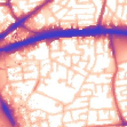 Daytime road noise heatmap for E16 1NP