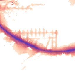 Daytime road noise heatmap for E16 1TU