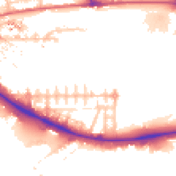 Daytime road noise heatmap for E16 1TZ