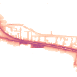 Daytime road noise heatmap for E16 2DZ