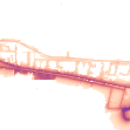 Daytime road noise heatmap for E16 2JP