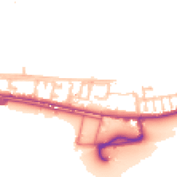 Daytime road noise heatmap for E16 2LD