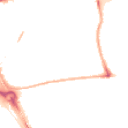 Night-time road noise heatmap for E16 3AE