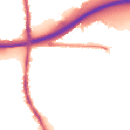 Night-time road noise heatmap for E16 3LP