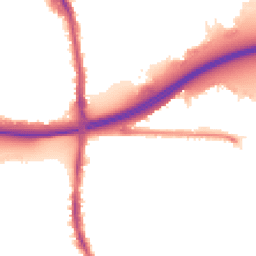 Night-time road noise heatmap for E16 3LW