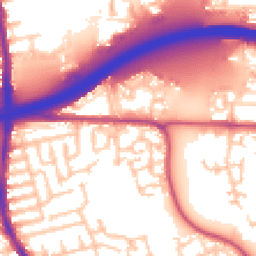 Daytime road noise heatmap for E16 3SZ