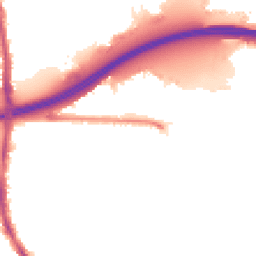 Night-time road noise heatmap for E16 3SZ