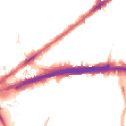 Night-time road noise heatmap for E16 4AA