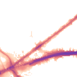 Night-time road noise heatmap for E16 4HL