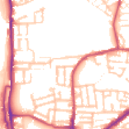 Daytime road noise heatmap for E16 4NR