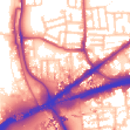 Daytime road noise heatmap for E16 4PW