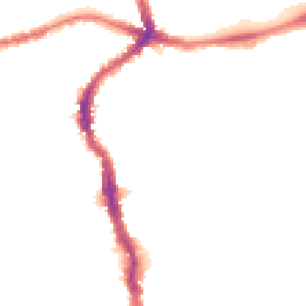Night-time road noise heatmap for E17 3AE