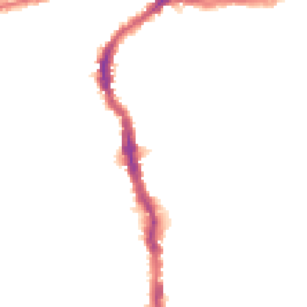 Night-time road noise heatmap for E17 3AG