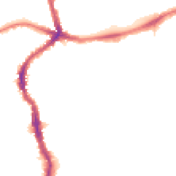 Night-time road noise heatmap for E17 3BG
