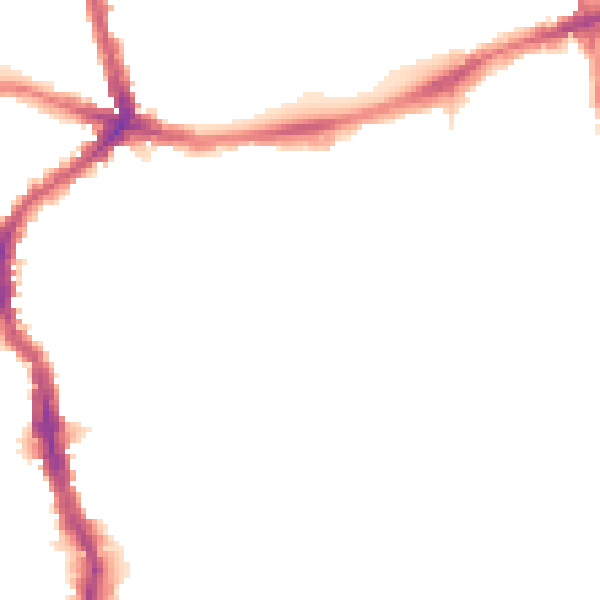 Night-time road noise heatmap for E17 3BP