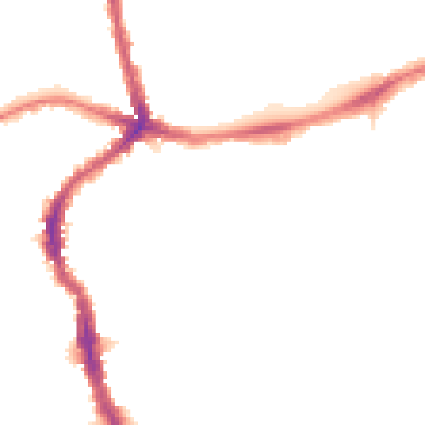 Night-time road noise heatmap for E17 3BT