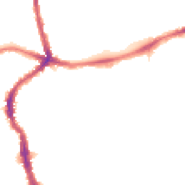 Night-time road noise heatmap for E17 3BU
