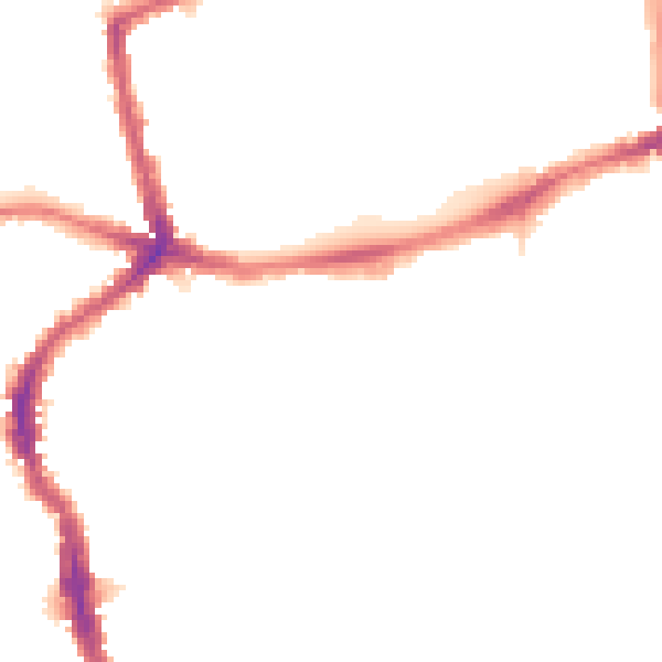 Night-time road noise heatmap for E17 3BY