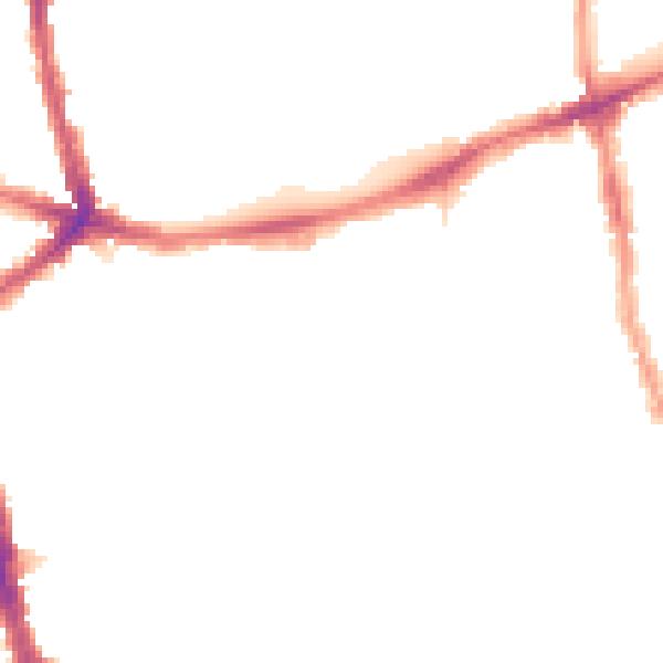 Night-time road noise heatmap for E17 3DP
