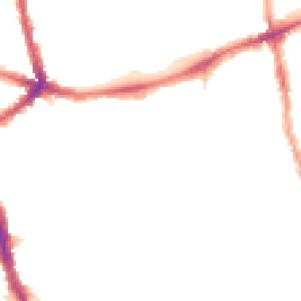 Night-time road noise heatmap for E17 3DW