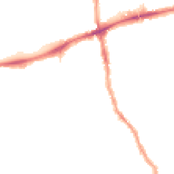 Night-time road noise heatmap for E17 3JE