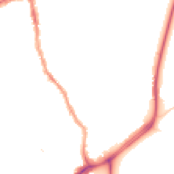 Night-time road noise heatmap for E17 3QJ