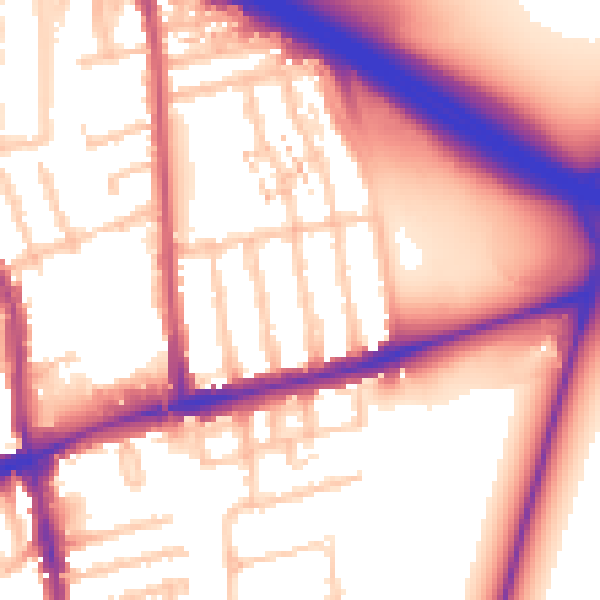 Daytime road noise heatmap for E17 4AR