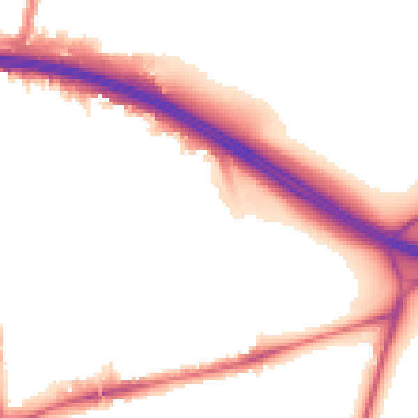 Night-time road noise heatmap for E17 4DF