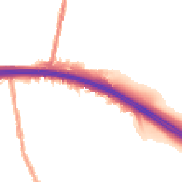 Night-time road noise heatmap for E17 4DY