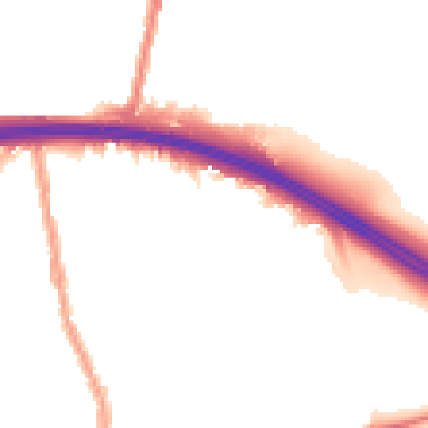 Night-time road noise heatmap for E17 4FQ