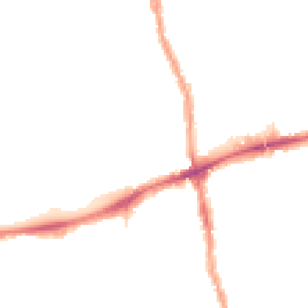 Night-time road noise heatmap for E17 4JE