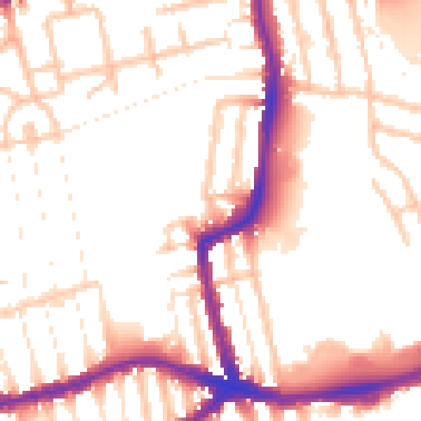 Daytime road noise heatmap for E17 4NU